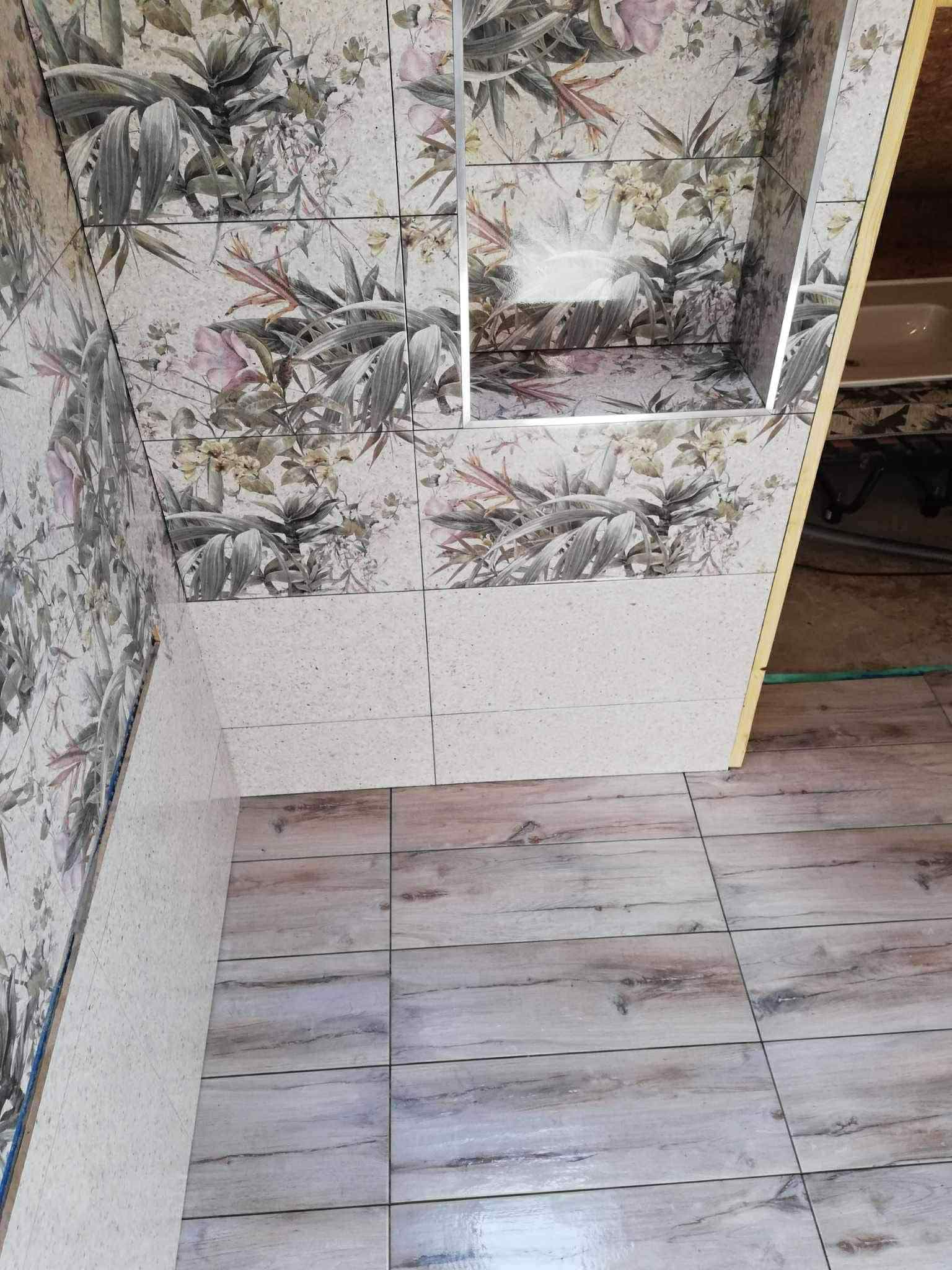 Lauko terasos akmens masės plytelių klojimas su hidroizoliacija
